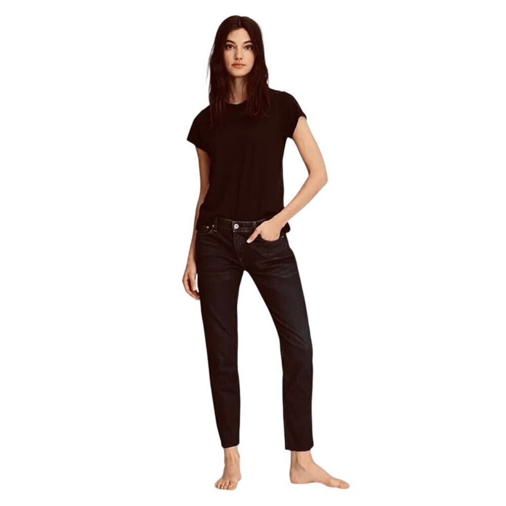 Rag & Bone Jeans The Dre Denim Charing Slim Boyfriend Dark Wash Blue 28